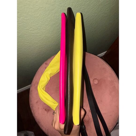 Marni Two-Toned  Pink & Yellow Harp Shoulder Bag with Dust Bag - Picture 10 of 13